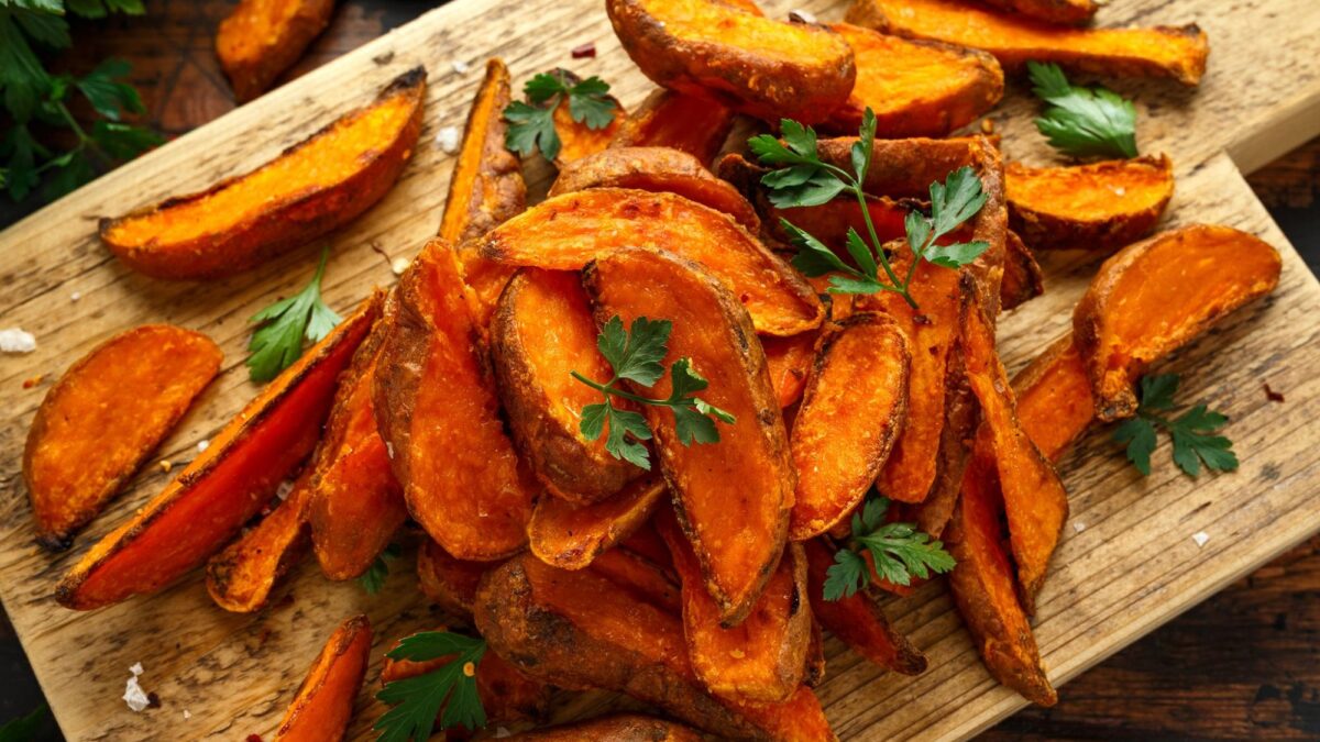 Jamaican Jerk Roasted Sweet Potatoes Recipe