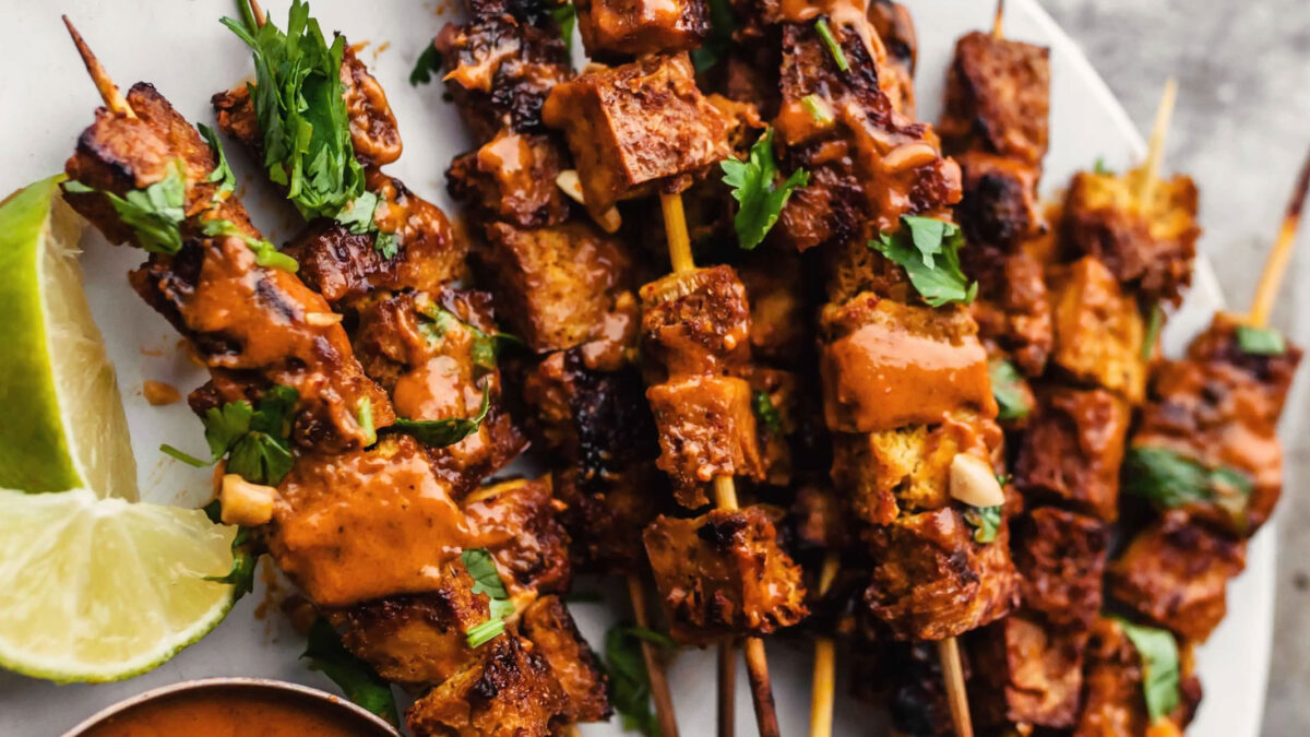 Jamaican Jerk Tofu Skewers Recipe